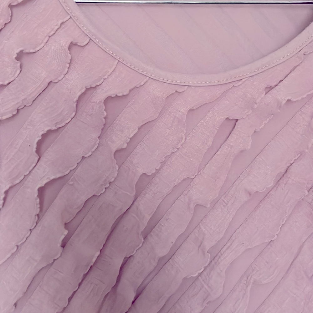 Ruffled Short Sleeve Top - Picture 2 of 7